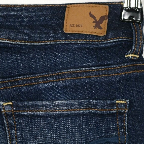 American Eagle Super Stretch Cut‎ Off Jean Shorts Distressed 0 - Picture 10 of 10